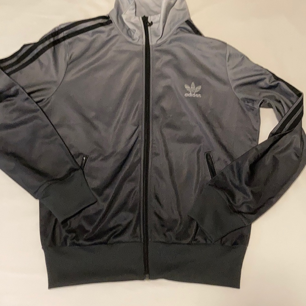 Adidas zip- up - size medium
